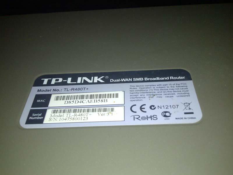 Terjual Load Balance Dual Broadband Router TLR480T+ KASKUS