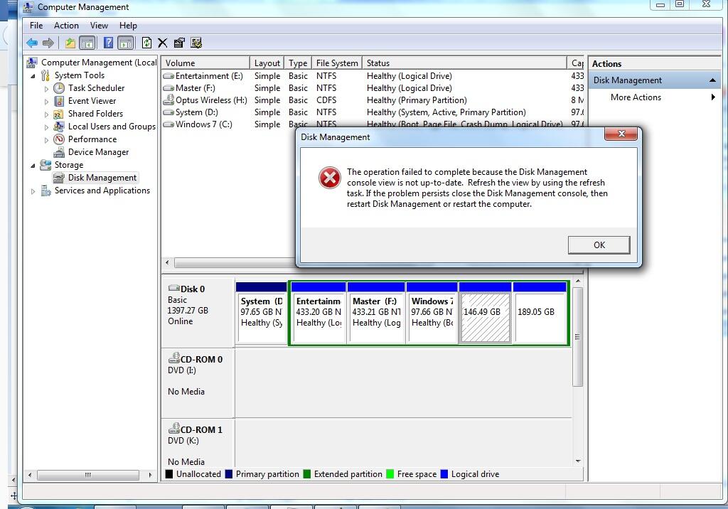 &#91;HELP&#93; Partisi HDD tidak kedeteksi di WIN 7
