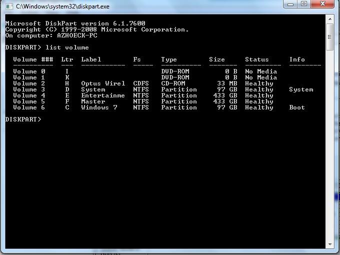 &#91;HELP&#93; Partisi HDD tidak kedeteksi di WIN 7