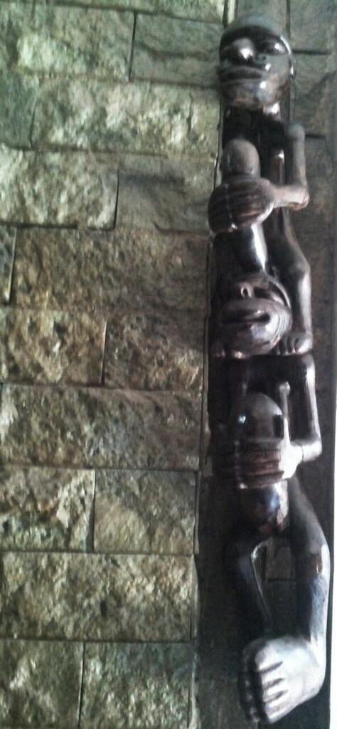 3 Patung Asmat ASLI