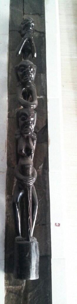 3 Patung Asmat ASLI