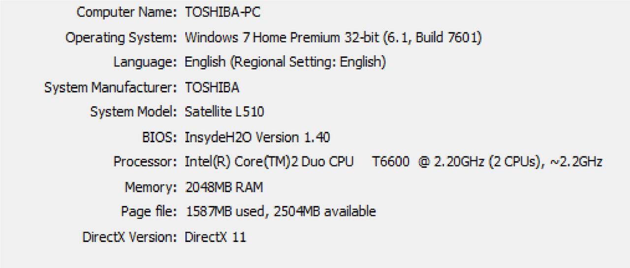 Tanya:Mau upgrade ram toshiba satellite l510-T6600