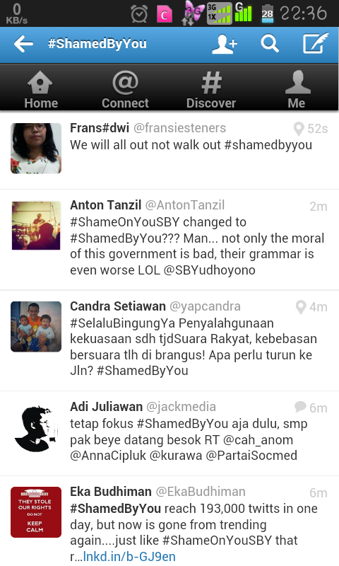 wew... trending topik. di twitter.. dihapus dua x..... inilah kepengecutan pa beye...