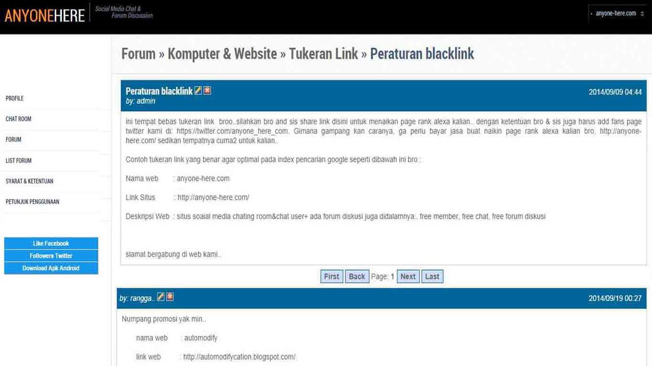 mohon saran&amp;masukanya gan buat web ane