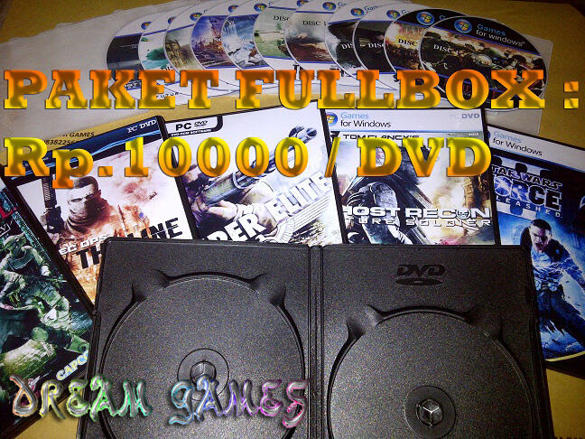 ===dvd game pc 5000===komplite berbagai paket..cod depok,,isi hd juga ok