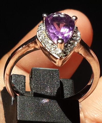 LELANG KERIKIL PT104 (OB ALL 10K, OPAL WELLO SUPER, MISTIC QUARTZ, AMETHYS 925 SILVR)