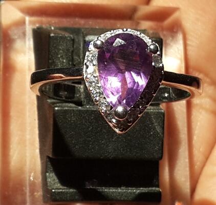 LELANG KERIKIL PT104 (OB ALL 10K, OPAL WELLO SUPER, MISTIC QUARTZ, AMETHYS 925 SILVR)