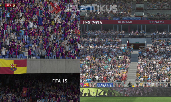 Screenshot Eksklusif FIFA 15 vs PES 2015. Mana yang Agan Pilih?