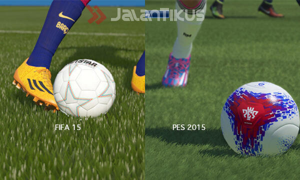 Screenshot Eksklusif FIFA 15 vs PES 2015. Mana yang Agan Pilih?