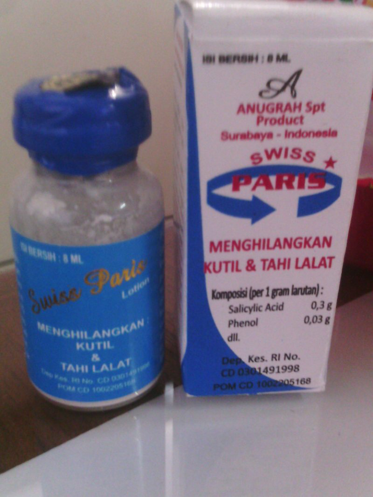 anti obat lalat Swiss Terjual Tahi Lotion Penghilang Paris Kutil, Lalat