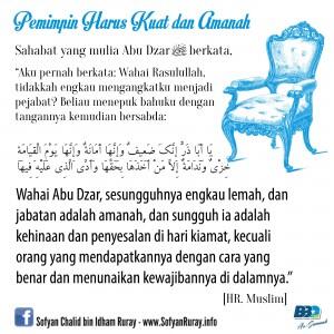 Selamat! Untuk Pemimpin yg Tidak Terpilih. (moslem)