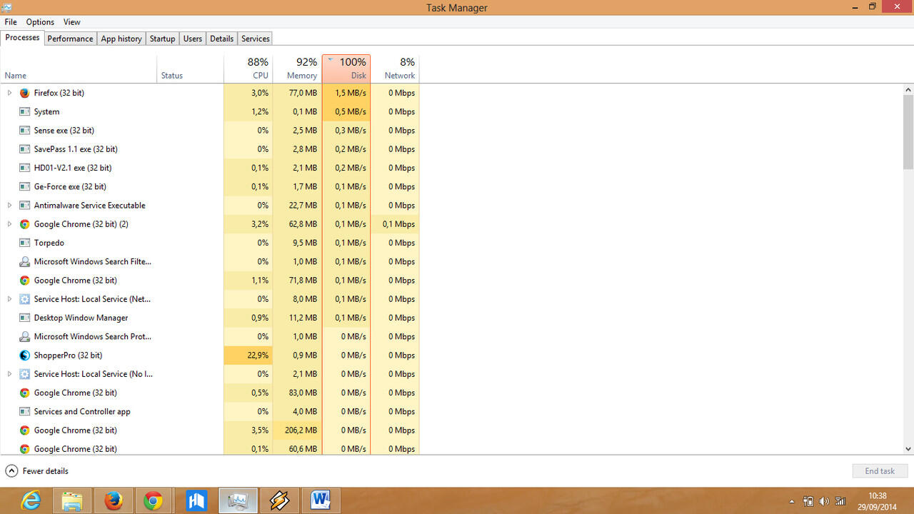 &#91;ask&#93; disk windows 8 yang 100%