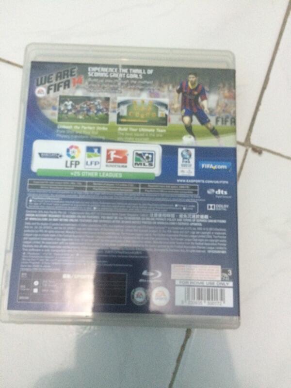 (PreOwned) original PS3 BD fifa13 dan fifa14