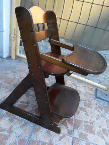 BABY HIGH CHAIR / HIGHCHAIR / KURSI MAKAN BAYI (wooden / kayu)