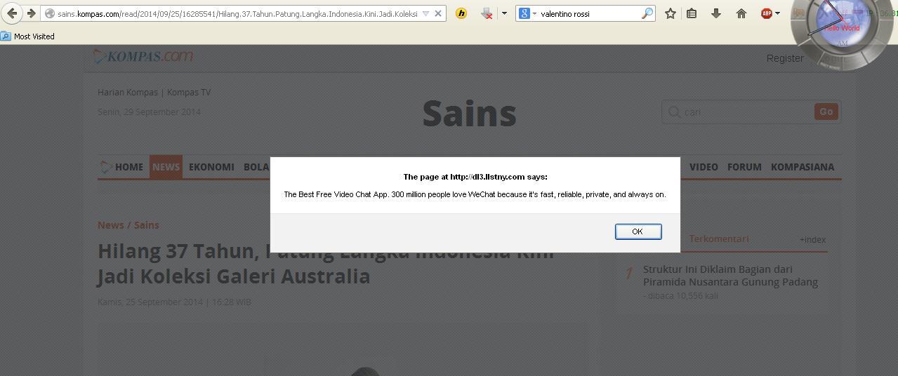 tanya gan (gangguan saat browsing)