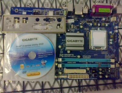 Mobo intel GigaByte P31-DS3L/P43-ES3G/EP45-DS3L LGA775 FullSolid Capasitors (Bandung)