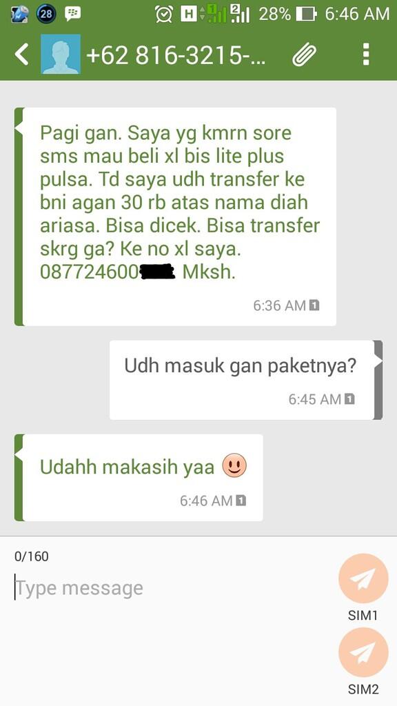 Inject/Tembak Paket Internet XL, INDOSAT, Telkomsel, Axis Bandung Murah