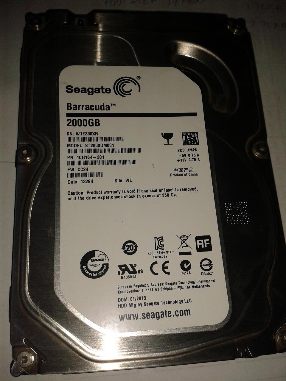 Hardisk 2TB (2000GB)