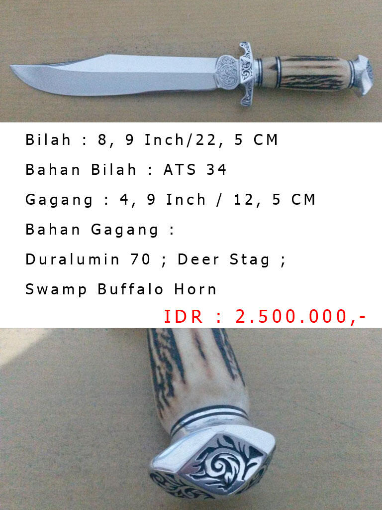 PISAU ATS 34 / DURALUMIN Antik & Muluss