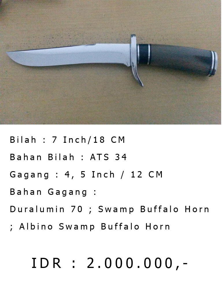 PISAU ATS 34 / DURALUMIN Antik & Muluss