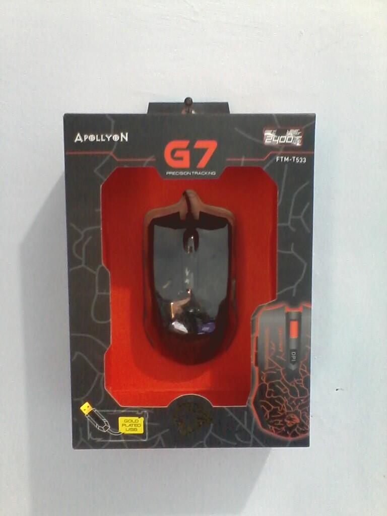 Mouse Gaming Apollyon G7 + CD Macro Setting
