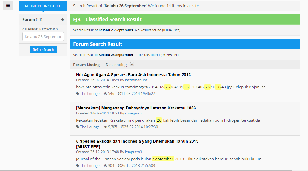 Kelabu 26 September