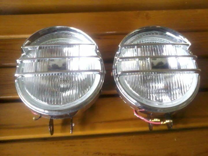 Headlight/headlamp/lampu depan bulat/classic/retro/custom Renthal replika Harley