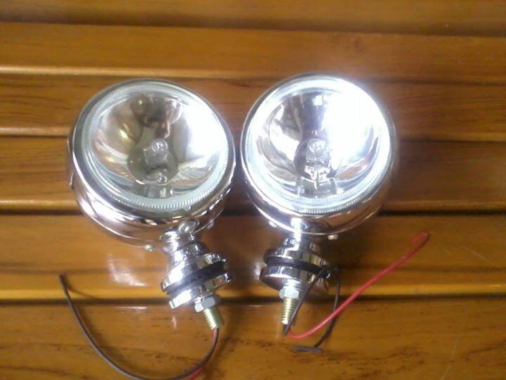 Headlight/headlamp/lampu depan bulat/classic/retro/custom Renthal replika Harley