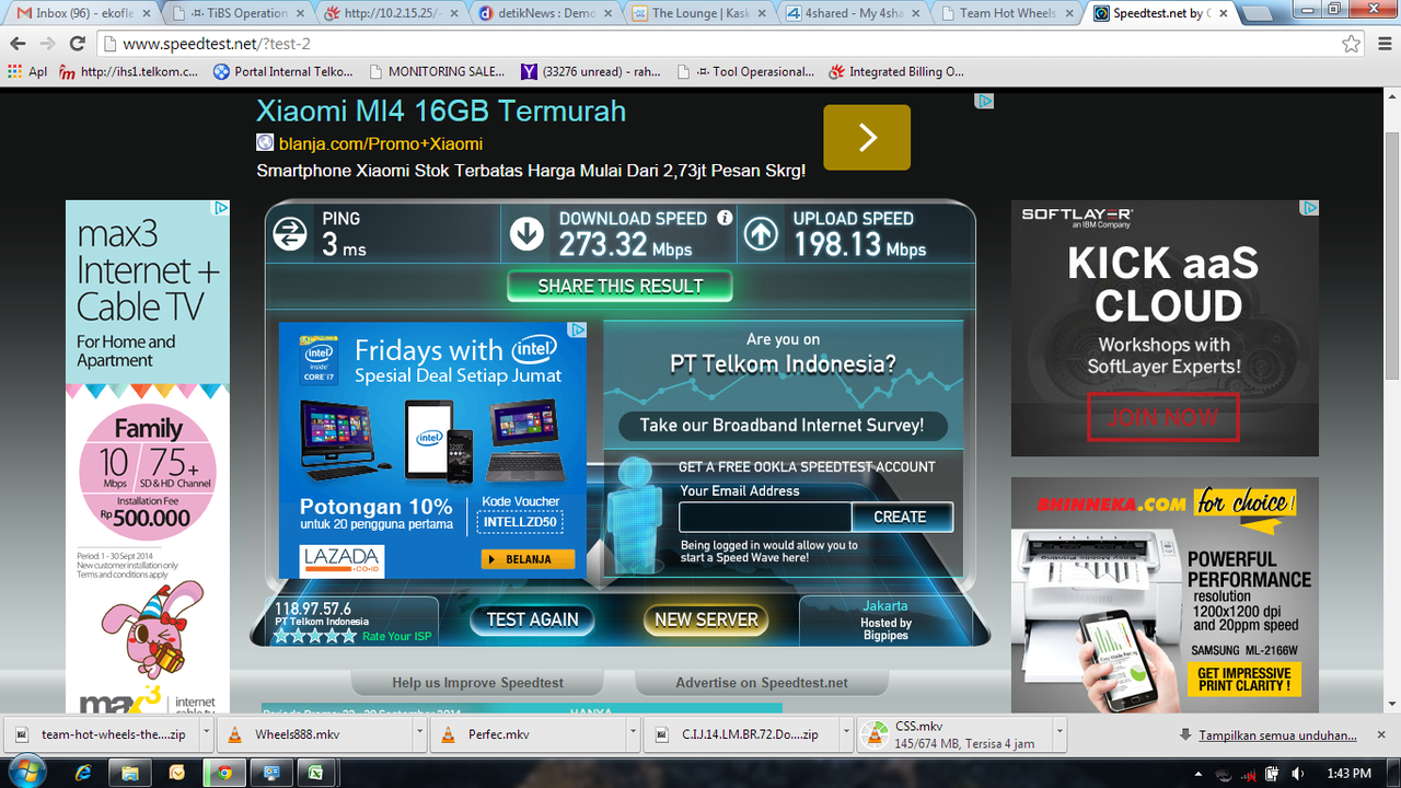 Speed Internet......