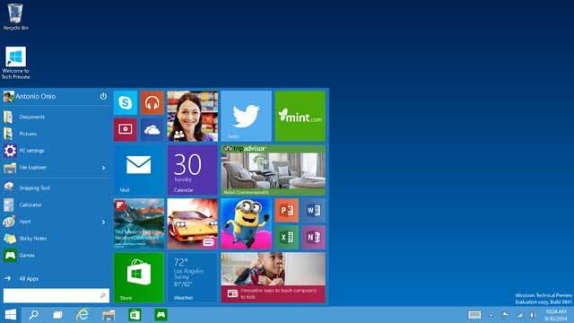 Penampakkan Dan Fitur Windows 10