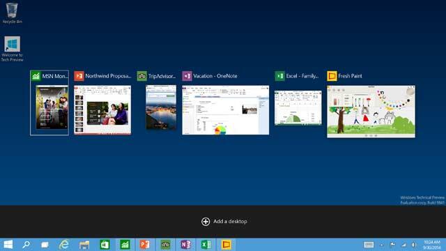 Penampakkan Dan Fitur Windows 10