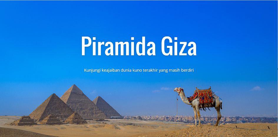 Mengenal Piramida Giza: Keajaiban Dunia Kuno Terakhir Yang Masih Berdiri