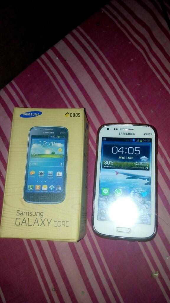 Samsung Galaxy Core Duos White Mulus Pembelian Bulan April