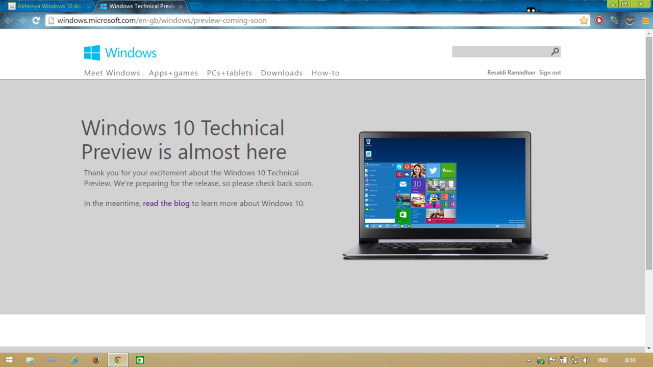 Akhirnya Windows 10 diluncurkan, Gan! :v