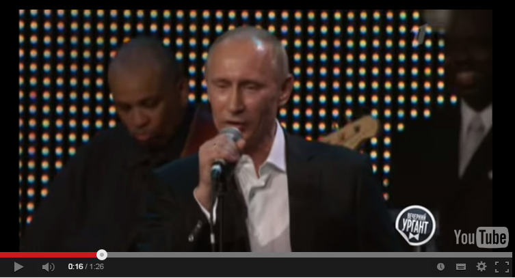 Vladimir Putin Bernyanyi di &quot;The Voice&quot; Versi Rusia gan 