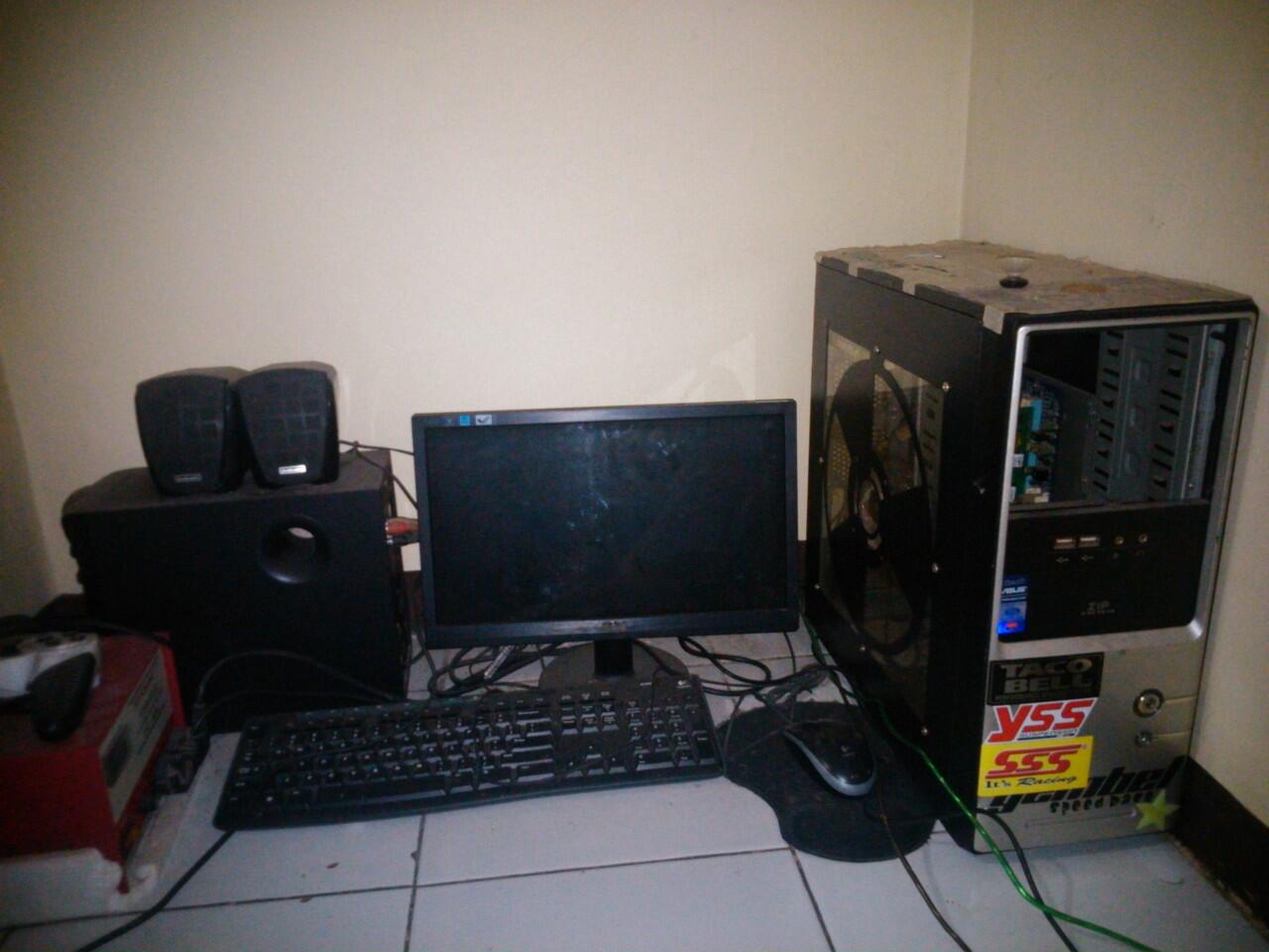 Jual seperangkat komputer Intel Pentium DualCore