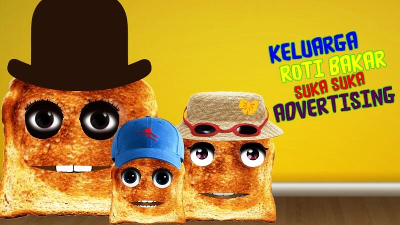Segera Mini Seri Animasi "Keluarga Roti Bakar Suka Suka Advertising"