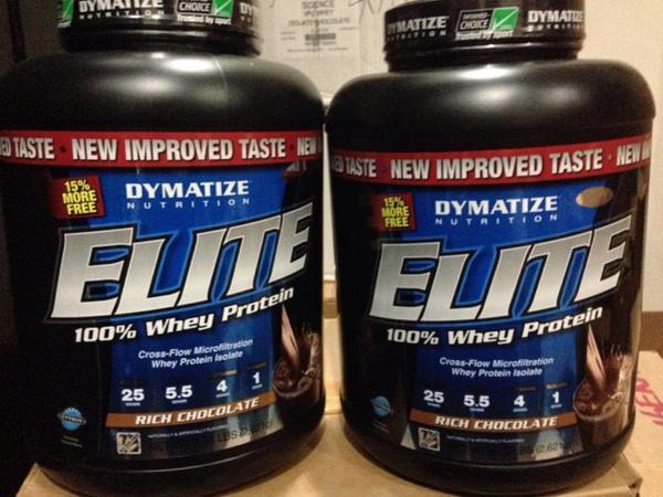 Suplemen fitness Dymatize whey protein isolate 5 dan 10 LBS