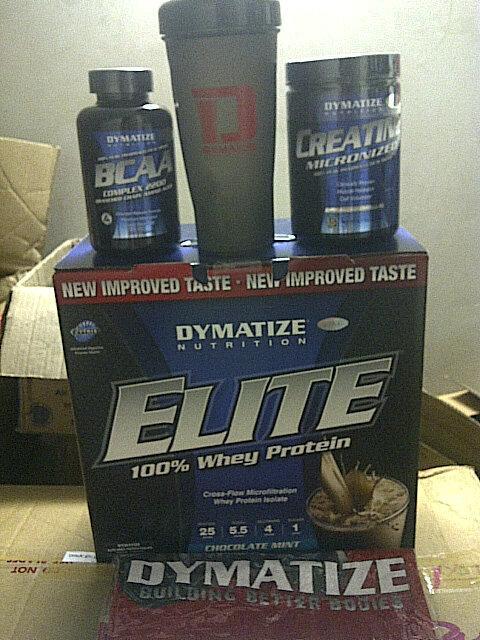 Suplemen fitness Dymatize whey protein isolate 5 dan 10 LBS