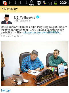 SBY TERBITKAN PERPU PILKADA LANGSUNG