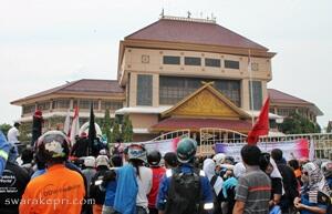Pemanasan Mogok Nasional, FSPMI Batam kembali Unjuk Rasa