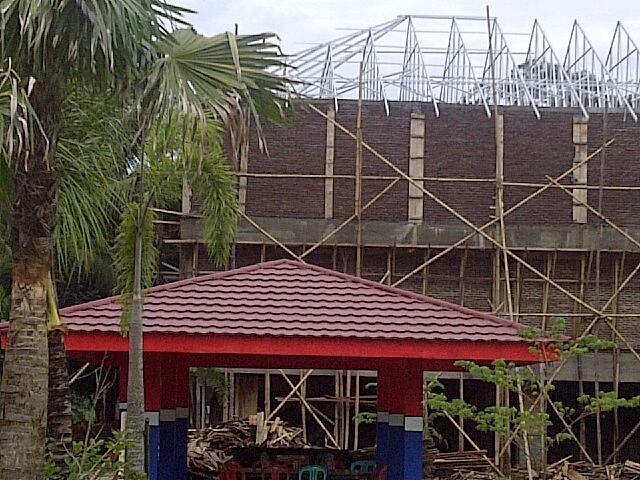 atap rooftop upvc / pvc atap dingin kedap suara dan kuat. garansi seumur hidup