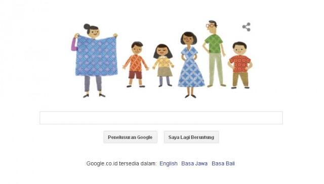 Google Rayakan Hari Batik Nasional 2014