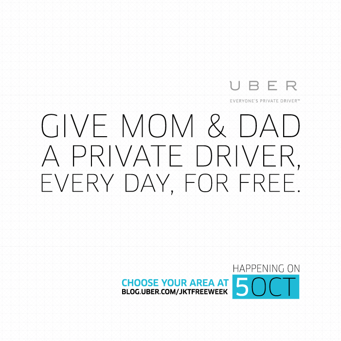 Satu minggu Gratisan dari Uber Jakarta