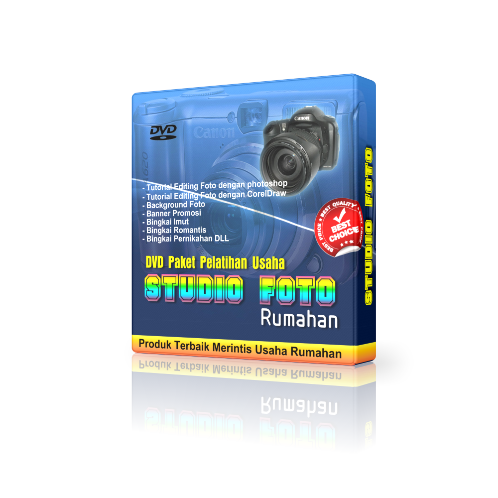 Cari DVD Paket Pelatihan Usaha Studio Foto Rumahan Tutorial