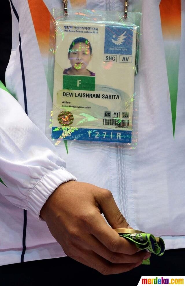 Atlet tolak medali Asian Games 2014