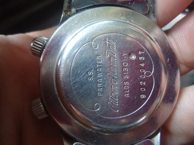 Jam Tangan Antik & Unik Citizen Alarm Date