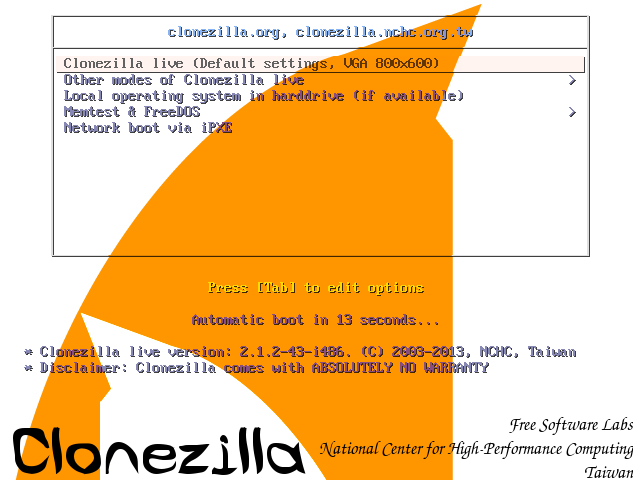 &#91;Share&#93; Backup dan Restore sistem OS dengan menggunakan Clonezilla