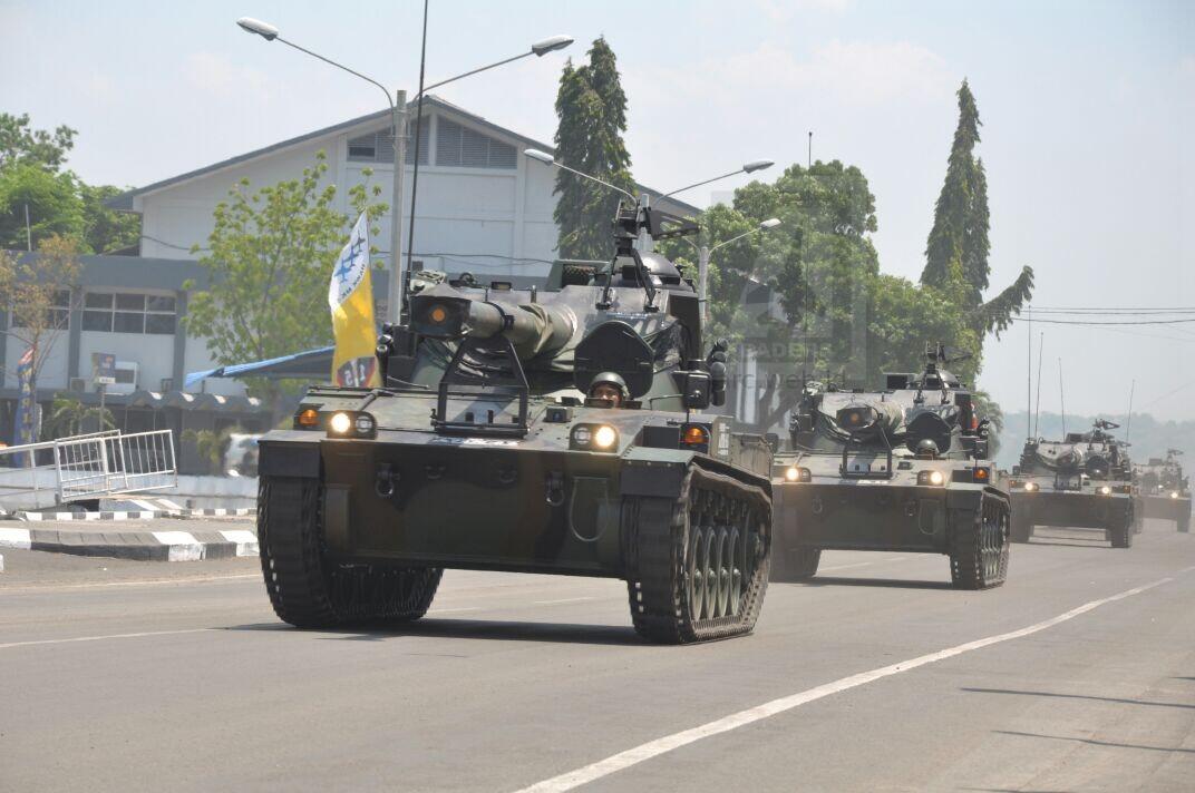 Galeri Suasana Latihan Ulang Tahun TNI