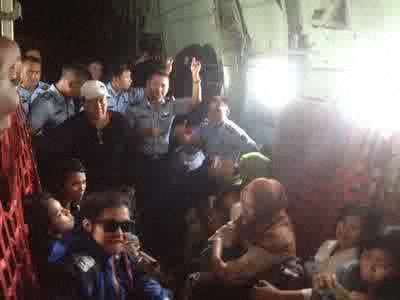 wah! serunya naik pesawat Hercules TNI